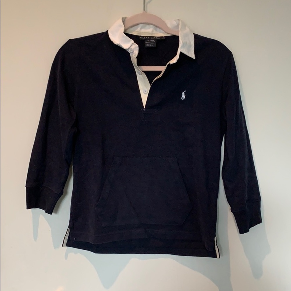Ralph Lauren Navy Button Up